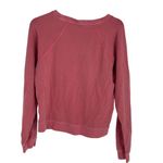 Marine layer  Womens Pink Cotton Crewneck Sweatshirt Size M casual cotton comfy Photo 1