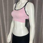 Bebe  Sport Pink Racerback Seamless Sports Bra Photo 3