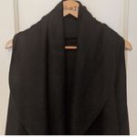 Modcloth  Head to Macchiato Knit Draped‎ Circle Sweater Vest Cozy Cardigan OS Photo 2