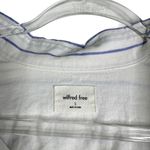 Wilfred Free Aritzia Linen Blend Relaxed Striped Button-down Shirt Small S Photo 6