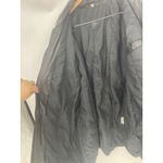 Vintage 90S Black Leather Fields Coat Mens XL toggle Closure, Leather Jacket Photo 5