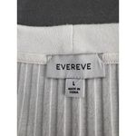 Evereve White Ribbed Square Neckline Half Sleeve Modern Top Size Large Photo 5