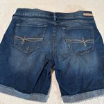 Denizen from Levi's  Dark Blue Distressed Jean Shorts Photo 6