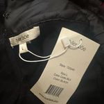 NWT Tyler Boe Chelsey Fur Trim Cashmere Blend Black Party Dress L Size L Photo 3