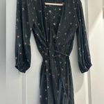 Skylar + Madison Skylar Madison Puff Sleeve Floral Wrap Mini Dress Women's Size Small Photo 2