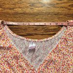 No Boundries Pink/Yellow/White Floral Smocked Short Sleeve Dress Size M Size M Photo 7