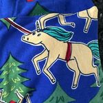 LuLaRoe  Holiday Christmas Collection Unicorn Santa Leggings Plus Size 1X TX Photo 2