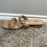 VICI nude beige braided kitten heel sandals Photo 5