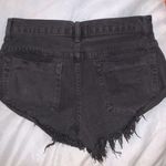 Boutique Black Fringe Shorts  Photo 3