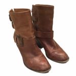 Lucky Brand  Tommie Brown Leather Ankle Boot. Photo 4