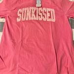 Comfort Colors  T-Shirt Sunkissed Pink Colorblock Photo 0