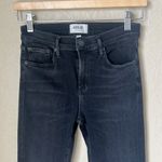 AGOLDE  Sophie black chewed hem skinny jeans Photo 3