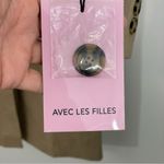 Avec Les Filles NWT  Double Breasted Trench Coat Size XS with Zip Out Faux Hoodie Photo 7
