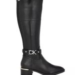 Calvin Klein NWOT Women's Daphny Pointy Toe Block Heel Casual Regular Boots Photo 2