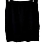 St. John  Basics Santana Knit Skirt Pull On Pencil Mini Stretch Career Black 14 Photo 0