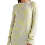 Equipment NWOT  Rei Intarsia Cashmere Sweater in Chartreuse Small Photo 10