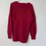 Free People All Mine Alpaca Sweater Pullover Oversized Raspberry Balloon Sleeves Photo 4
