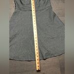 Club Monaco  black‎ grid print textured fit & flare dress size 2 Photo 4