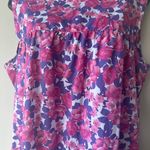 Vintage Anthony Richards Nightgown Women's Size 0LG Pink Floral Print Sleeveless Photo 6