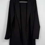 Womens DSTLD Black M 3 Button Blazer Minimalist Business Career Pockets Size M Photo 0
