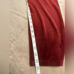 Lou & grey  Loft Velour Jumpsuit Size Small Holiday Festive Comfy Velvet Photo 2