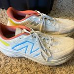New Balance  White and Blue Sneakers size 8.5 Photo 0