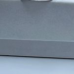 Boutique Blue Sapphire and rhinestone silver plated ring size 6:25 Photo 5