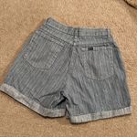 Vintage Chic Striped jean shorts Junior size 9 Blue Photo 3