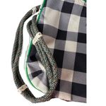 KAVU  Black Green Checkered Dot Rope Keepalong Crossbody Adjustable Bag Purse Photo 1
