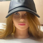Gap  Women's Black Leather Cap Photo 0
