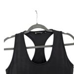 Athleta  Refina Charcoal Gray Black Athletic Built in Bra Racerback Dress Small Photo 2