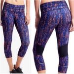 Athleta ๐ Reptile Relay Blue Orange Cropped Legging Capri Photo 1