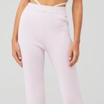 NWT 4th + Reckless Pink Ribbed Knit Lounge Pants Scorpios Fine Knit Trousers Photo 8