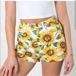 American Apparel 4/$25 High Waist Sunflower Jean Shorts Sz 23 Photo 3