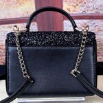 Kate Spade Maisie Laurel Way Glitter Top Handle Crossbody Bag - Black Glitter Photo 11