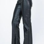 Princess Polly Macey Black Vegan Leather Pants Photo 1