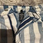 Striped Jean Shorts Multi Photo 2