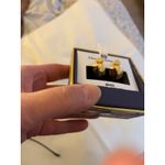 House of Harlow 1960 NWT Women's Gold Chunky Horseshoe Shaped Hoops Photo 2