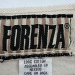 Forenza Vintage Ivory Denim Jeans Tapered Leg High Waisted 90s Photo 2