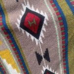 Sweet Claire  Aztec Kimono Wrap Poncho Sweater One Size Photo 6