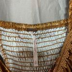 Free People  floral puff sleeve top Photo 3