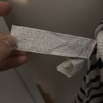 Forever 21  Black and White Striped A Line Stretch Skater Dress Tie Straps Photo 5