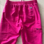 FIGS  Women's Hot Pink High Waisted Yola Skinny Scrub Pants Sz XS Photo 5