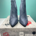 Stylish blue Suede Ankle Boots size 10‎ Photo 0
