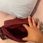 vintage wilson’s leather red y2k shoulder bag with buckle detail Photo 6