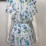 Love Shack Fancy Floral Ruffle Mini Dress Size Small Photo 4