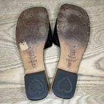 Brighton  Lizzie Brown Croc Embossed Women's Slide Sandals Block Heel Size 7.5 Photo 5