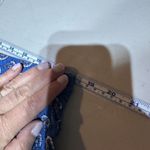 Loft Beach Blue Floral Lace Pull On Lounge Shorts Size Large Casual Rayon Photo 6