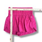 Free People  Movement The Way Home Hot Pink‎ Smocked Waist Running Shorts M Photo 3