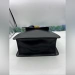 VTG MINOBOSSI Shoulder Bag Black Leather Made In Italy Photo 6